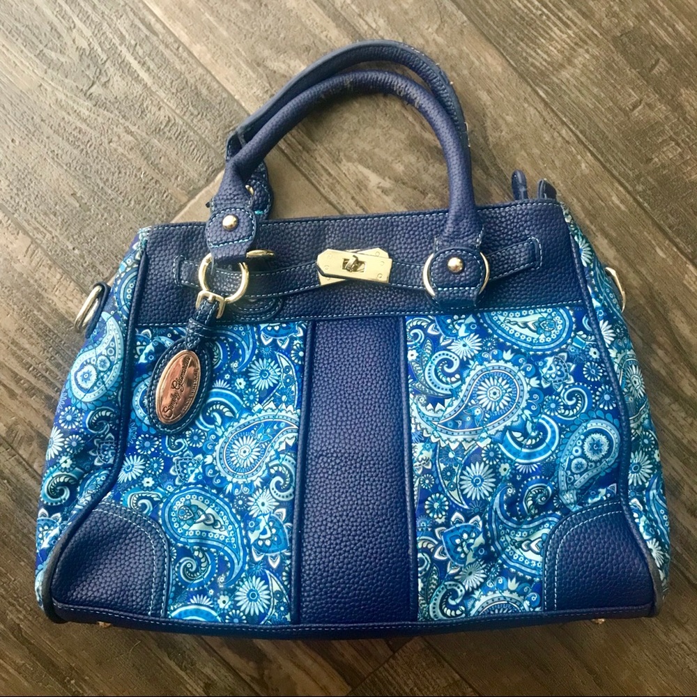 Stacey Whitmore Simply Glamorous Blue Handbag